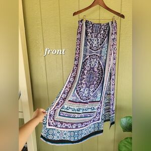 Express Boho Skirt With Double Slit